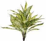 Planta artificiala decorativa Aglaonema verde-crem - 48 cm