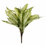 Planta artificiala decorativa Aglaonema verde-crem - 48 cm