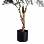Planta artificiala Monstera Deliciosa Variegata - 80 cm