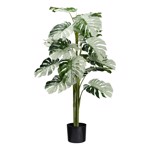 Planta artificiala Monstera Variegata Halfmoon - 115 cm