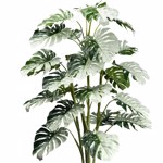 Planta artificiala Monstera Variegata Halfmoon - 140 cm