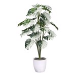 Planta artificiala Monstera Variegata Halfmoon - 140 cm