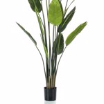 Planta artificiala Strelitzia cu flori in ghiveci - 150 cm
