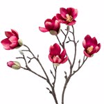 Ramura magnolia artificiala roz - 65 cm