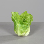 Salata artificiala decorativa verde-crem - 12 cm