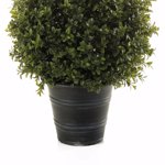 Sfera buxus artificial Ø 30cm UV in ghiveci Boxwood - 42 cm