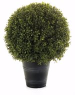 Sfera buxus artificial Ø 40cm UV in ghiveci Boxwood - 53 cm