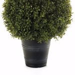 Sfera buxus artificial Ø 40cm UV in ghiveci Boxwood - 53 cm