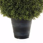 Sfera buxus artificial Ø 50cm UV in ghiveci Boxwood - 68 cm