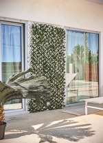 Spalier extensibil cu frunze artificiale de iedera - 1x2m
