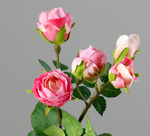 Trandafiri artificiali roz - 37 cm