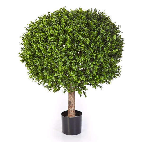 Buxus artificial decorativ Ø 70cm Boxwood in ghiveci - 85 cm