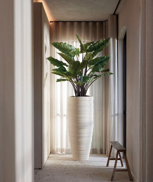 Copac artificial Colocasia cu 14 frunze - 130 cm
