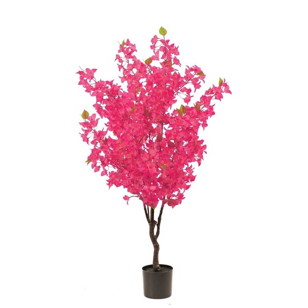 Copac artificial cu flori Bougainvillea roz - 145 cm
