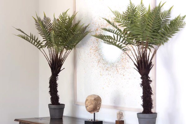 Feriga artificiala decorativa cu ghiveci - 105 cm