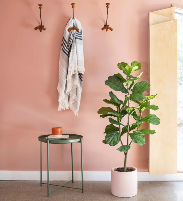 Ficus artificial Lyrata in ghiveci - 120 cm