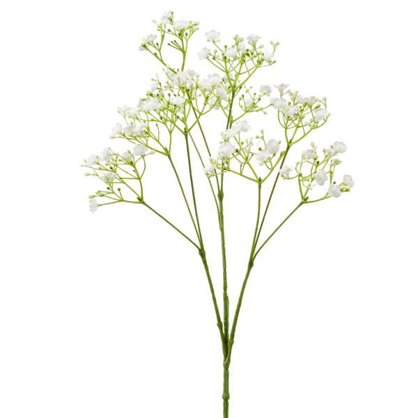 Flori artificiale decorative albe - 68 cm