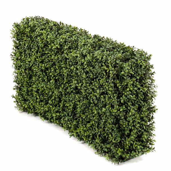 Gard buxus artificial decorativ UV Boxwood - 100x20x50 cm