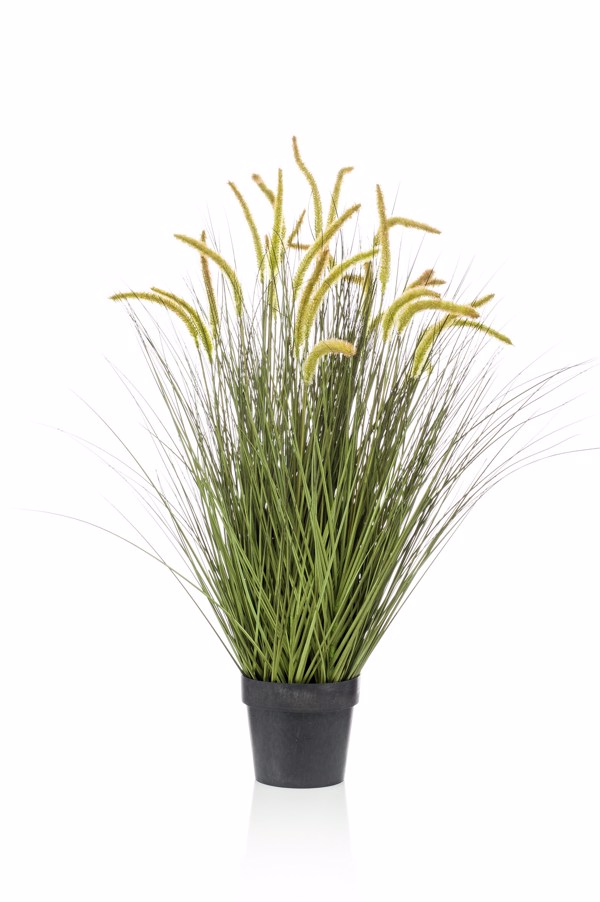 Iarba artificiala decorativa Cattail - 100 cm