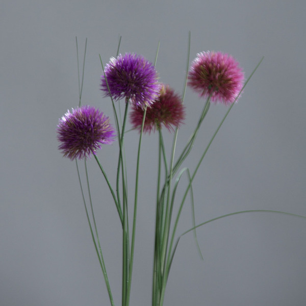 Iarba artificiala decorativa mov x2buc - 48 cm