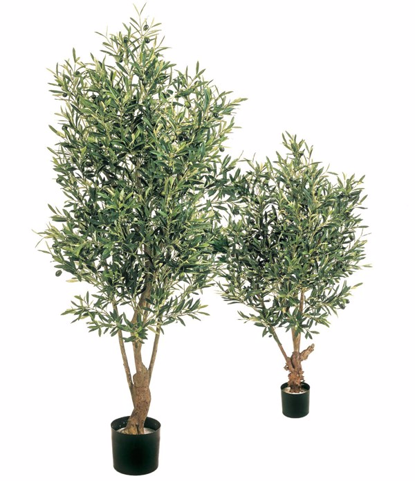 Maslin artificial decorativ TWISTED cu fructe in ghiveci - 150 cm
