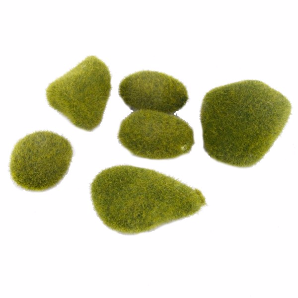 Set x6 muschi artificiali decorativi verzi 