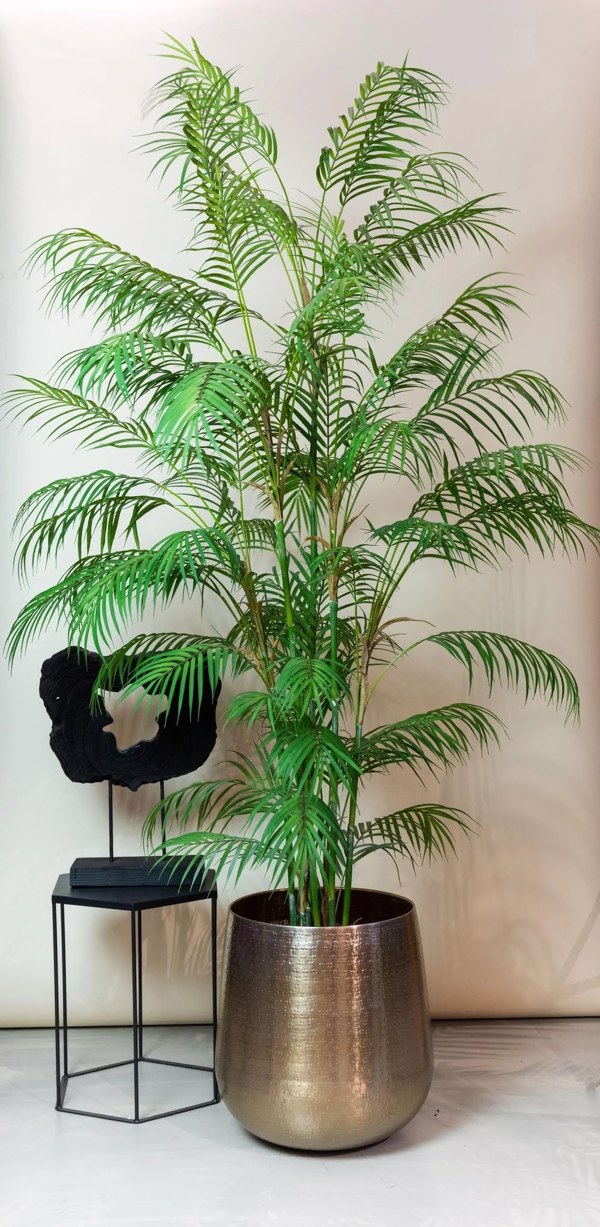 Palmier artificial Chamaedorea in ghiveci din plastic - 180 cm