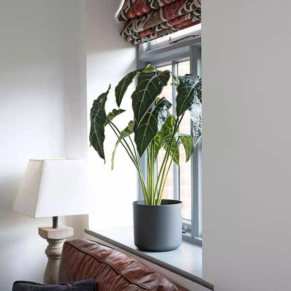 Planta artificiala Alocasia in ghiveci - 80 cm