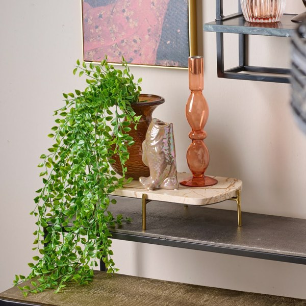 Planta artificiala curgatoare Ficus verde UV - 80 cm