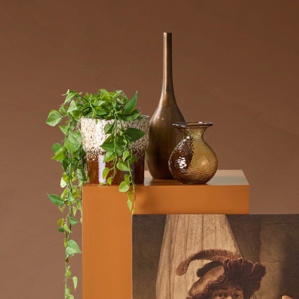 Planta artificiala curgatoare Philodendron in ghiveci - 90 cm