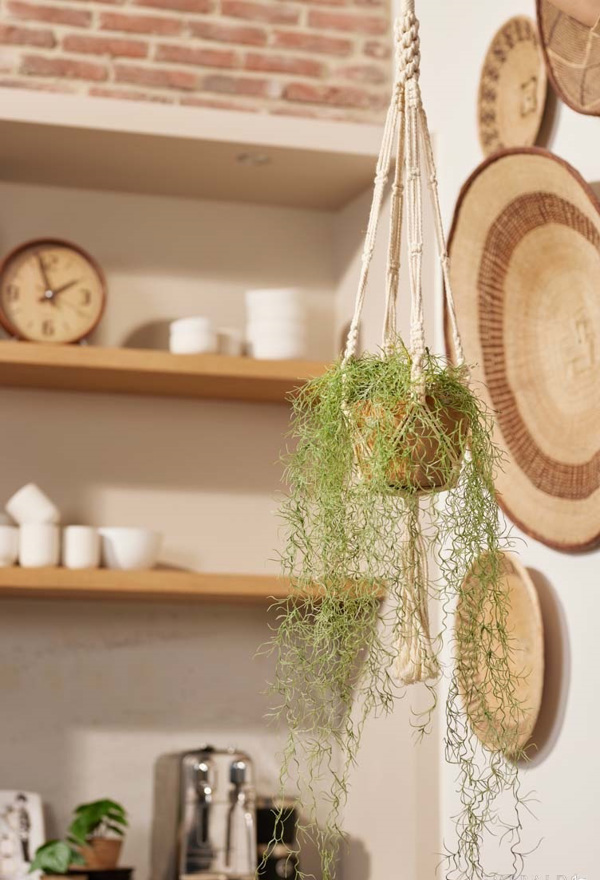 Planta artificiala curgatoare Tillandsia in ghiveci - 95 cm