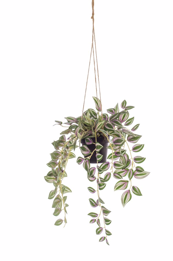 Planta artificiala curgatoare Tradescantia in ghiveci - 40 cm