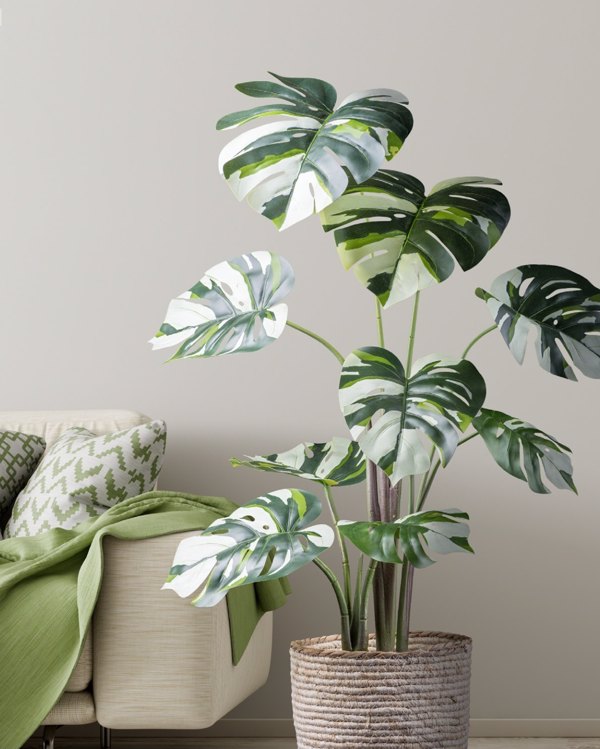 Planta artificiala Monstera Variegata - 100 cm