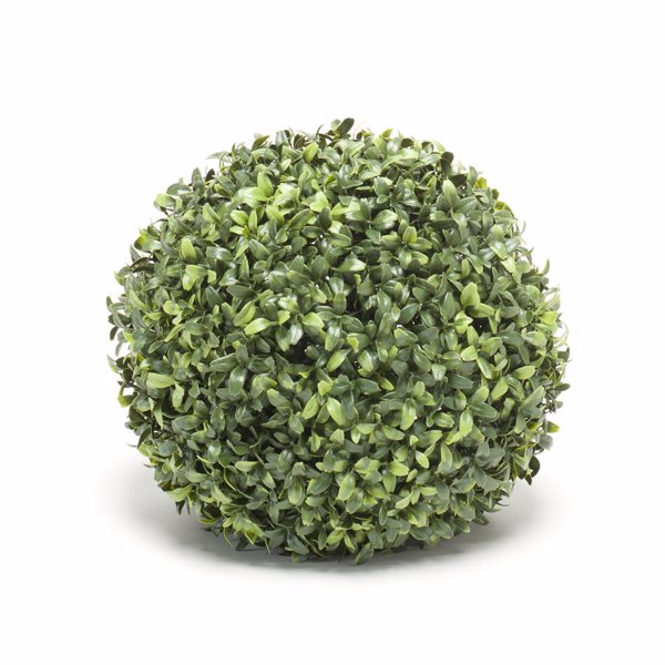 Sfera buxus artificial decorativ UV Boxwood - 27 cm