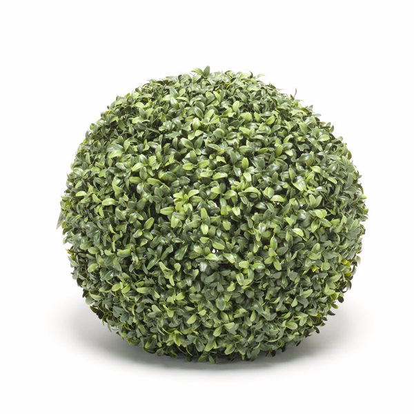 Sfera buxus artificial decorativ UV Boxwood - 40 cm