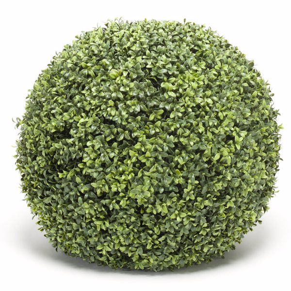 Sfera buxus artificial decorativ UV Boxwood - 50 cm